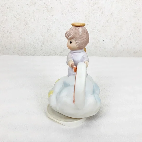 Vintage Zayre Corp Taiwan Hark The Harold Angels Sing Rotating Music Box Rainbow - Picture 4 of 11